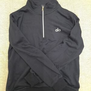 ALO Yoga Navy Accolade Half Zip